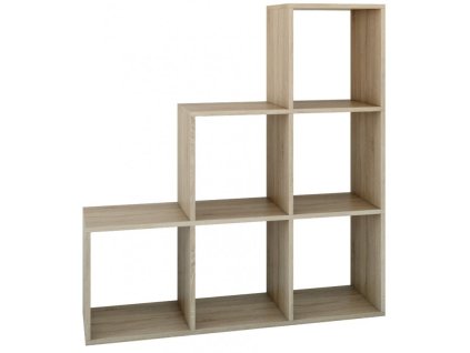 Regál Sven 3x3 dub sonoma