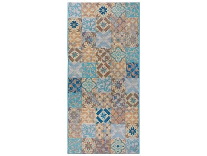 Běhoun Cappuccino 105880 Mosaik Blue Multicolored