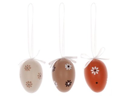 Vajíčka malovaná - plast, cena za balení (12 ks) (Barva Vícebarevná)