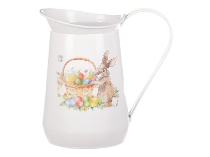 Kovová váza s velikonočním designem. (Barva Vícebarevná)