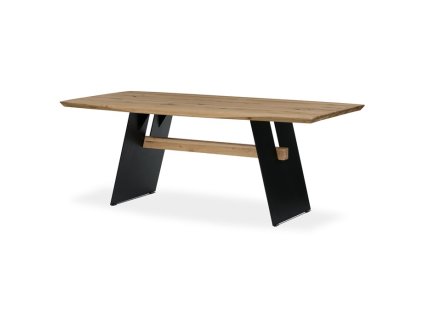 Jídelní stůl 200x100cm, masiv, dub, DS-M200 DUB (Barva Přírodní)