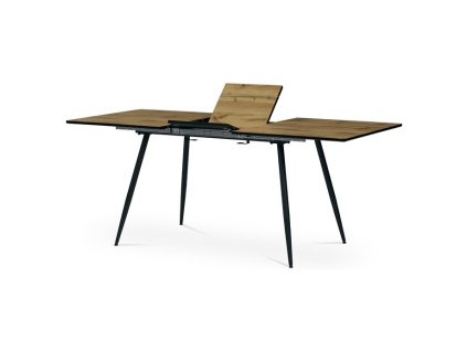 Jídelní stůl rozkládací 140-180x80 cm, mdf, dub, HT-921 OAK (Barva Hnědá)