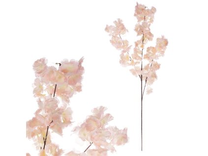 Třešeň - umělá větev, barva meruňková (Barva Růžová)