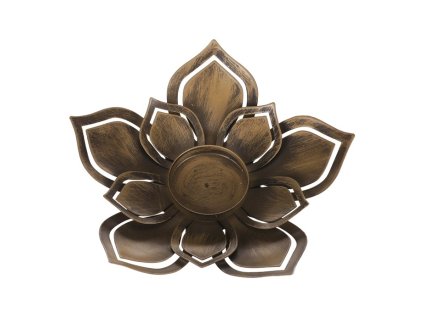 Svícen kovový. (Barva Měděná)