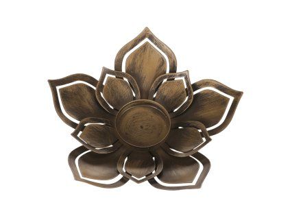 Svícen kovový. (Barva Měděná)