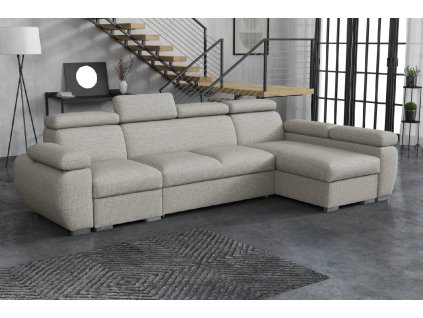 Sedací souprava Bodie P Aragon světle šedá