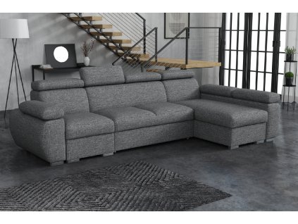 Sedací souprava Bodie P Aragon tmavě šedá