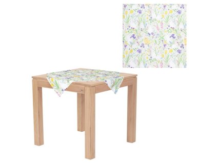 Ubrus - velikonoční motiv, 80 x 80 cm, 100% polyester (Barva Zelená)