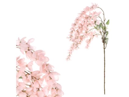 Jerlín - umělá převislá větev, růžové květy (Barva Růžová)