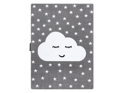 Dětský kusový koberec Petit Cloud stars grey (Rozměry koberců 120x170)