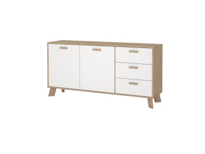 Komoda Iker 715 jackson hickory/bílá
