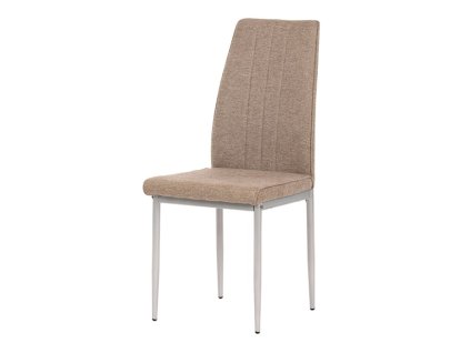 Jídelní židle, hnědá, látka, DCL-379 BR2 (Barva Hnědá)