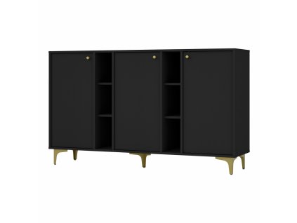 Komoda Tomila 823/1 černý grafit