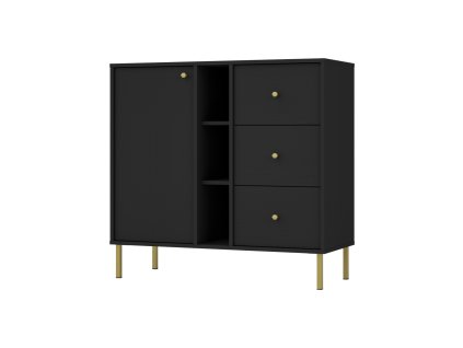 Komoda Tomila 824/2 černý grafit