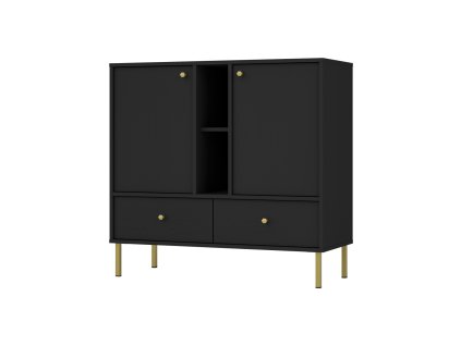 Komoda Tomila 825/2 černý grafit