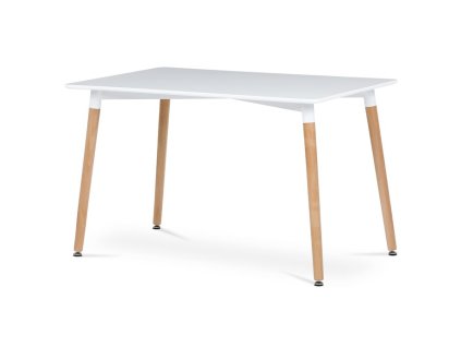 Jídelní stůl 120x80cm, mdf DT-304 WT (Barva Bílá)