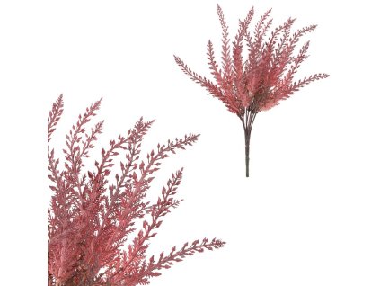 Vřes - umělý trs, barva červená (Barva Červená)