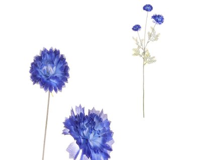 Chrpa - umělá řezaná, barva modrá (Barva Modrá)