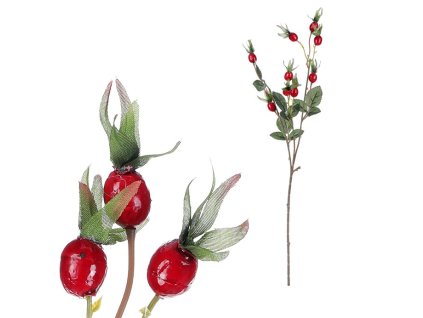 Šípek, umělá větvička (Barva Červená)