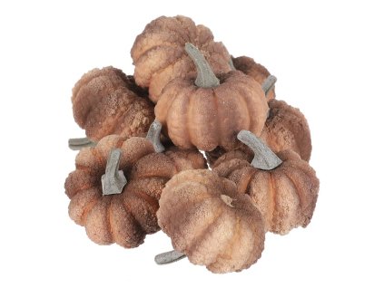 Dýně z polystyrenu, hnědá barva, cena za balení (9 ks). (Barva Hnědá)