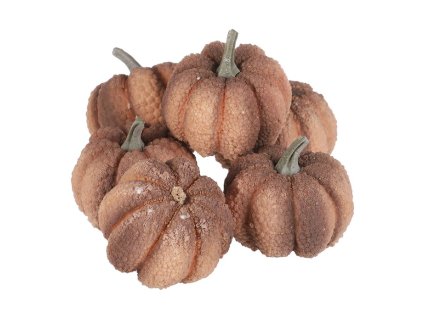 Dýně z polystyrenu, barva hnědá, cena za balení (6 ks). (Barva Hnědá)