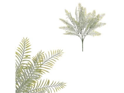 Kapradí - umělý trs, barva zelená (Barva Zelená)