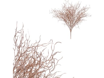 Drátovec - umělá větev, barva měděná (Barva Měděná)