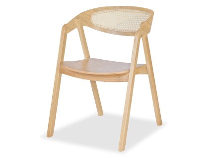 Guru lux dub opěrka výplet sedák masiv - doprodej (barva Dub masiv)