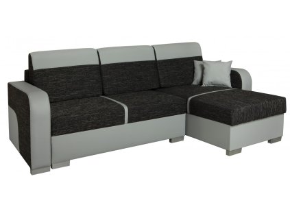 Sedací souprava Basil UNI černá/šedá