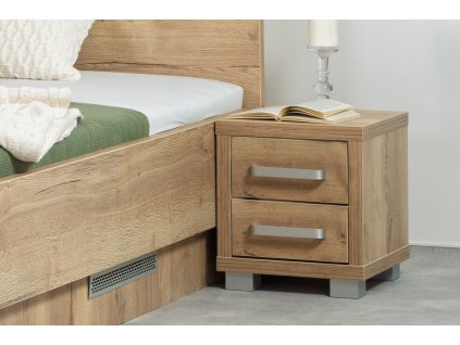 Noční stolek dvojzásuvka (Šířka [cm] 40, Výška [cm] 45)