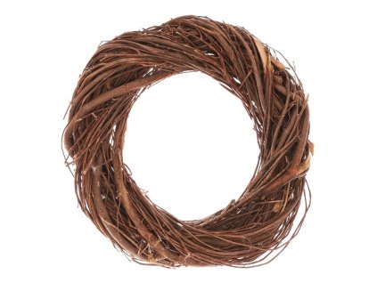 Věnec proutěný - pr. 20 cm, barva hnědá (Barva Hnědá)