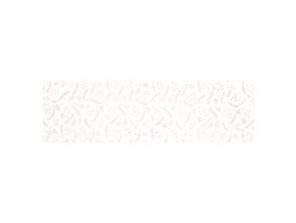 Běhoun - stříbrný vánoční vzor, 100% polyester, 40 x 150 cm (Barva Stříbrná)