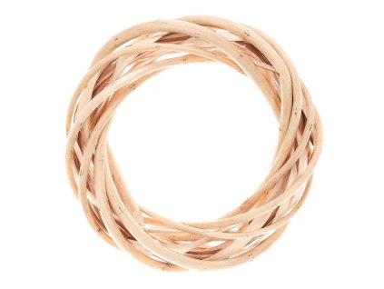 Věnec proutěný - pr. 15 cm, přírodní barva (Barva Přírodní)