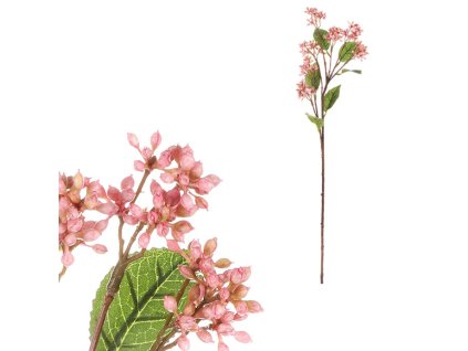 Krásnoplodka - umělá větev, světle růžová (Barva Růžová)