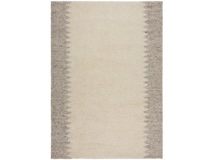 Ručně tkaný kusový koberec Minerals Border Natural (Rozměry koberců 120x170)