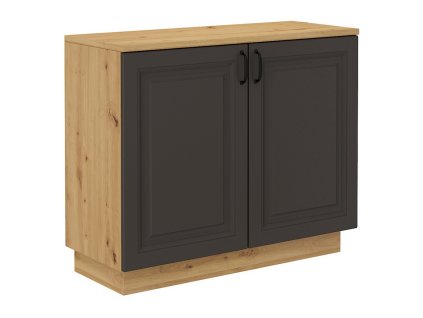 Komoda Flower 100 2D dub artisan/grafit