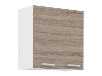 Kuchyňská skříňka Dalton 60-G-2F bílá/dub sonoma truffle
