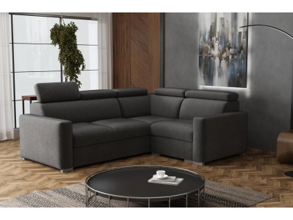 Sedací souprava Petrit III pravá Kronos šedá