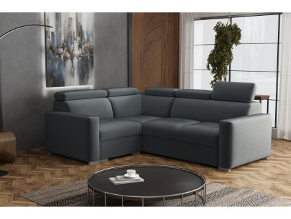 Sedací souprava Petrit III levá Paros tmavě šedá