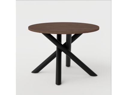 Jídelní stůl Osman kulatý ořech visconsin