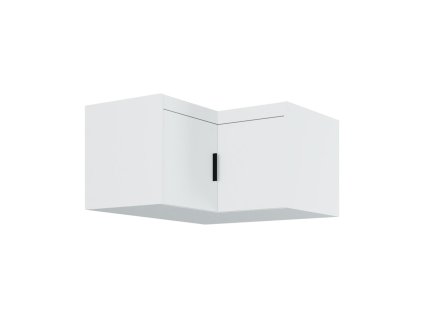 Nástavec na rohovou skříň Enja 2D bílá