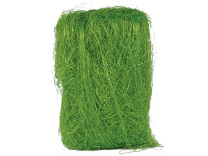 Sisálové vlákno - balení 500 g, barva zelená (Barva Zelená)