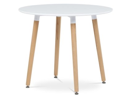 Jídelní stůl 90x90cm, mdf DT-306 WT (Barva Bílá)