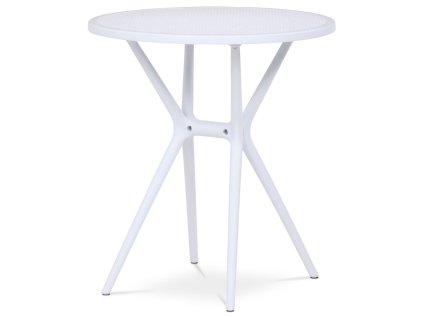 Zahradní stůl plast, bílá, DT-X7007 WT (Barva Bílá)