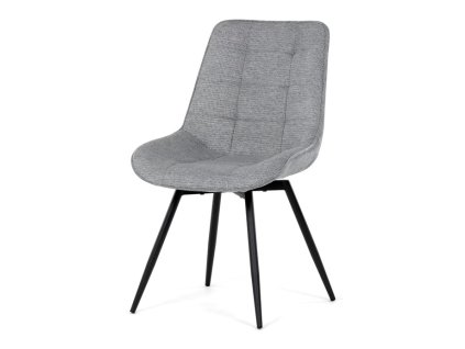 Jídelní židle, šedá, látka, HC-T1130 GREY2 (Barva Šedá)
