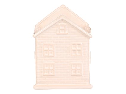 Obal na květiny - tvar domku, barva krémová (Barva Krémová)