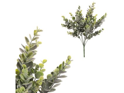 Eukalyptus - umělý trs, tmavě zelený (Barva Zelená)