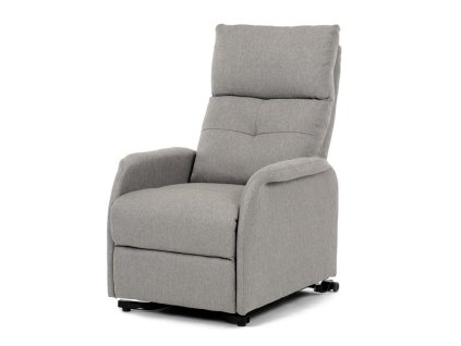 Polohovací křeslo, elektrické kabelové ovládání, krémová, látka, TV-5482 CRM2 (Barva Krémová)