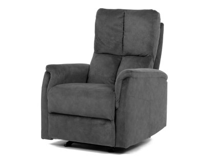 Polohovací křeslo, šedá, látka, TV-S8449 GREY2 (Barva Šedá)