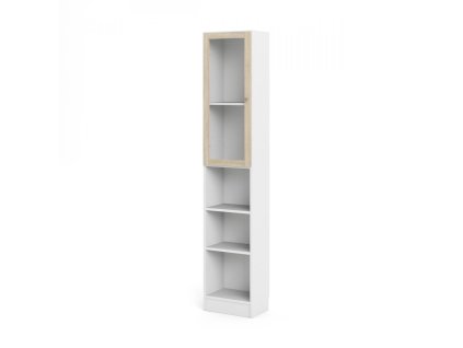 Regál Bask 71760/20 bílá/dub sonoma